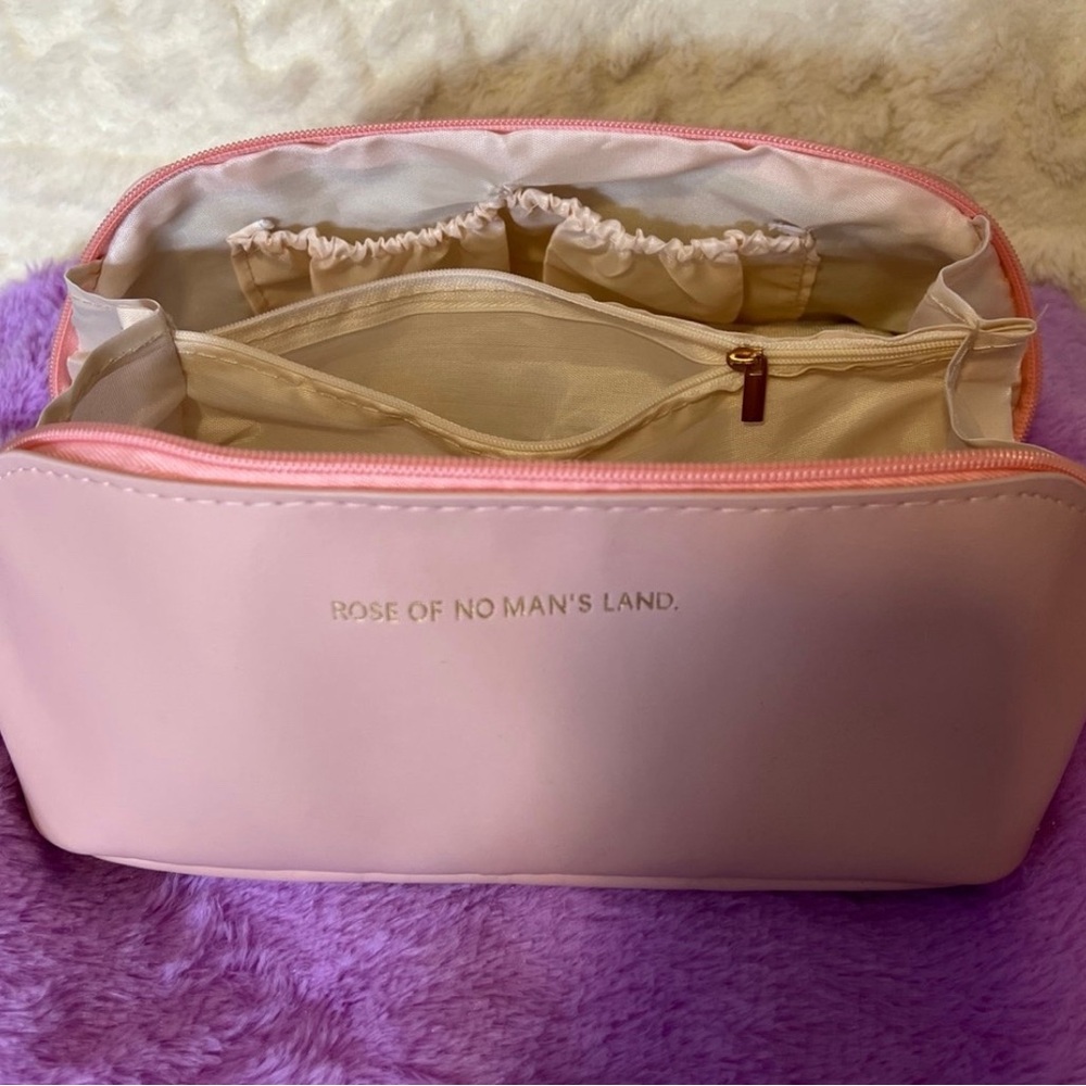 Rose Of No Man’s Land Cosmetics Bag Pink